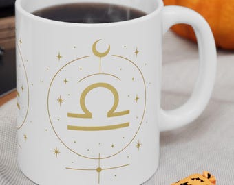 Libra Constellation Mug, Astrology Gift