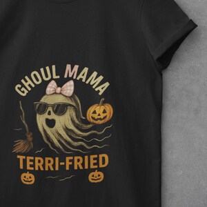 T-shirt d'Halloween Ghoul Mama : col rond unisexe frit