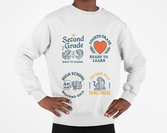Cotton-Poly Blend Youth Sweatshirt: Everyday Apparel for Returning to School