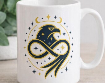 Astrology Infinity Celestial Moon Stars Ceramic Coffee Tea Cup  11oz & 15oz