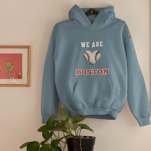 Boston, Baseball Hoodie, Red, Sox Hoodie, Comfort Colors Vintage Hoodie, Fenway, Park Apparel, Gift for Him or Her, Classic Hoodie