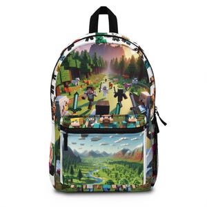 Game Character Backpack: Kids Elementary School Adventure Pack