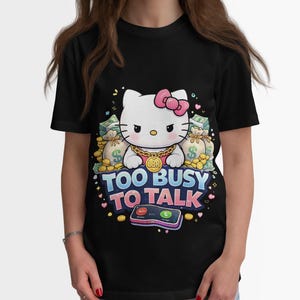 Camiseta de Hello Kitty para niños, elegante y cómoda para cualquier ocasión informal. imagen 5