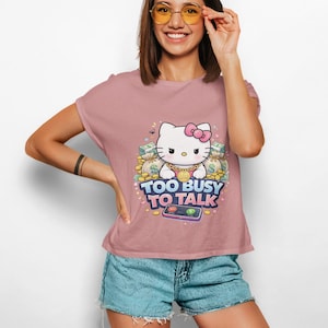 Camiseta de Hello Kitty para niños, elegante y cómoda para cualquier ocasión informal. imagen 8