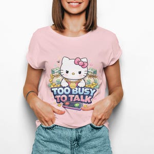 Camiseta de Hello Kitty para niños, elegante y cómoda para cualquier ocasión informal. imagen 9