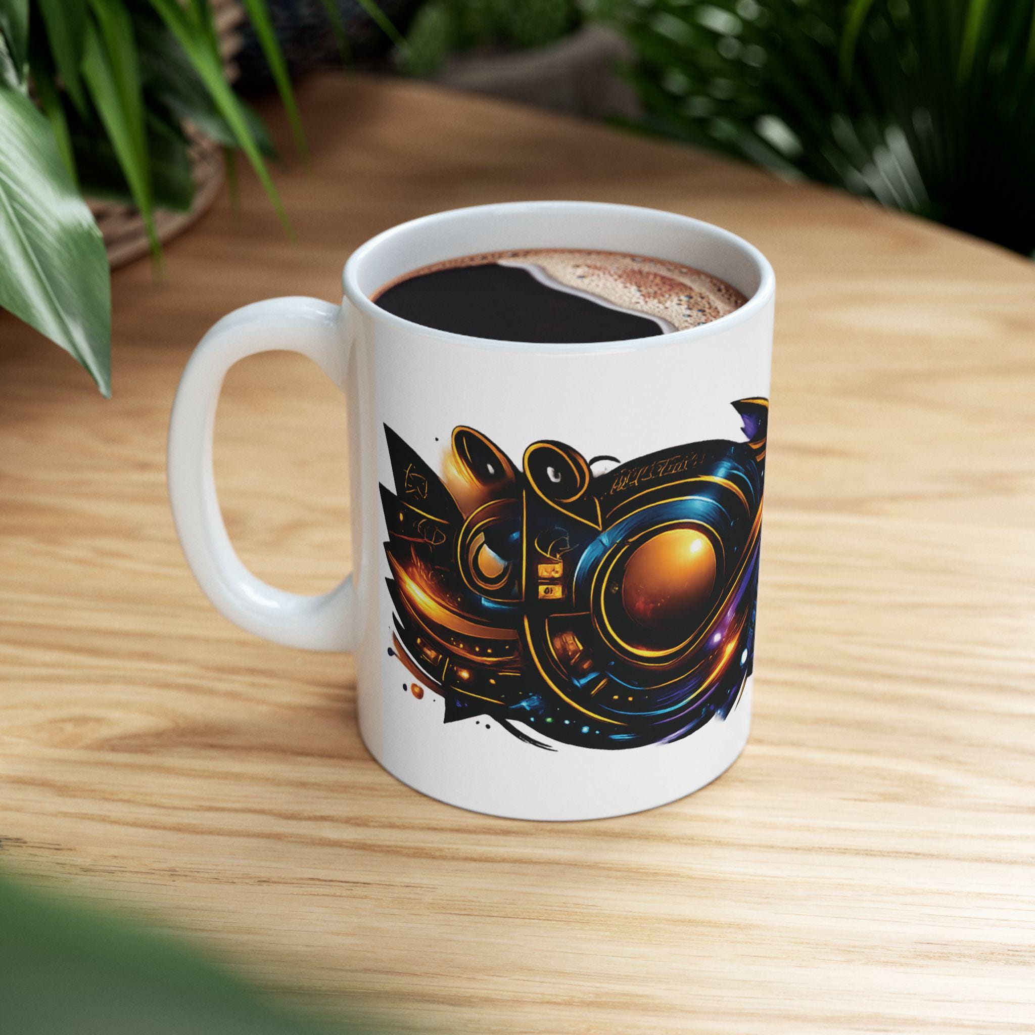 Abstract Africana Ceramic Mug, Vibrant Coffee Cup - Etsy