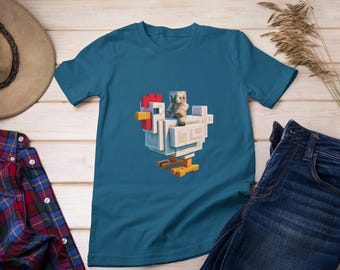 Chicken Jockey Kids T-Shirt: Fun Graphic Tee for Playtime