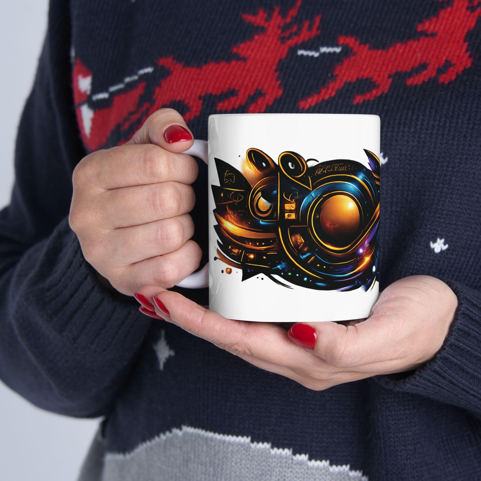 Abstract Africana Ceramic Mug, Vibrant Coffee Cup - Etsy