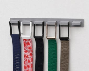 Band Holder Compatible with WHOOP 5.0, 6-Slot Wall Organiser, Custom Colour, Made in Canada