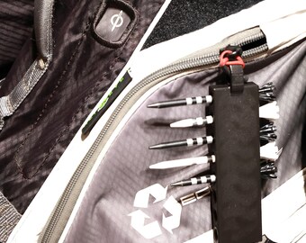 Golf Tee Holder, Holds 8 Tees, 3D Printed Golf Bag Accessory, Golf Gift for Him, Custom Colour Tee Caddy, Made in Canada