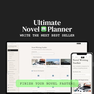 Planificador de escritura de novelas: Guía para autores para organizar historias, desarrollar la trama y desarrollar personajes