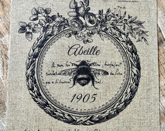 Bee Wall Art/ French Style/ Shabby Chic/ Farmhouse