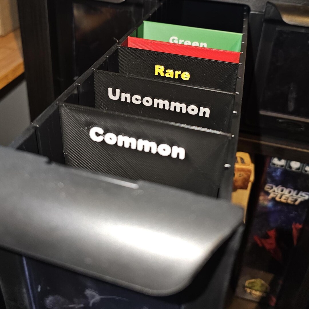 Customized Dividers for TCG Storage Systems Like BCW Card Catalogue Etsy