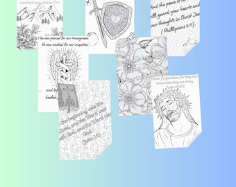 Glaube Malseiten: Bibel Vers Schrift, christliches Buch (PDF herunterladbar)