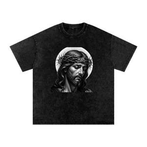 Streetwear Graphic Tee, Premium Graphic T-shirt, Acid Wash Oversize T-Shirt - 250 GSM