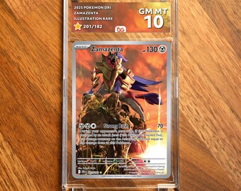 Zamazenta DRI Extended Frame Pokémon Graded Case | Custom Slab Display for Your Favorite Pokémon | Collector Grade Protection