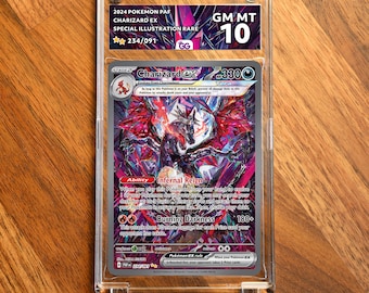 Charizard PAF Extended Frame Pokémon Graded Case | Custom Slab Display for Your Favorite Pokémon | Collector Grade Protection