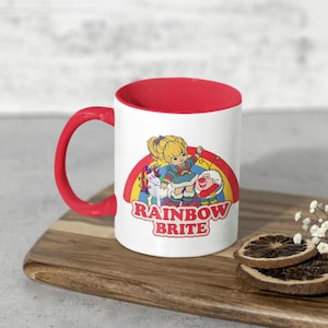 Whimsical Unicorn Coffee Mug: Rainbow Decor, Colorful Ceramic