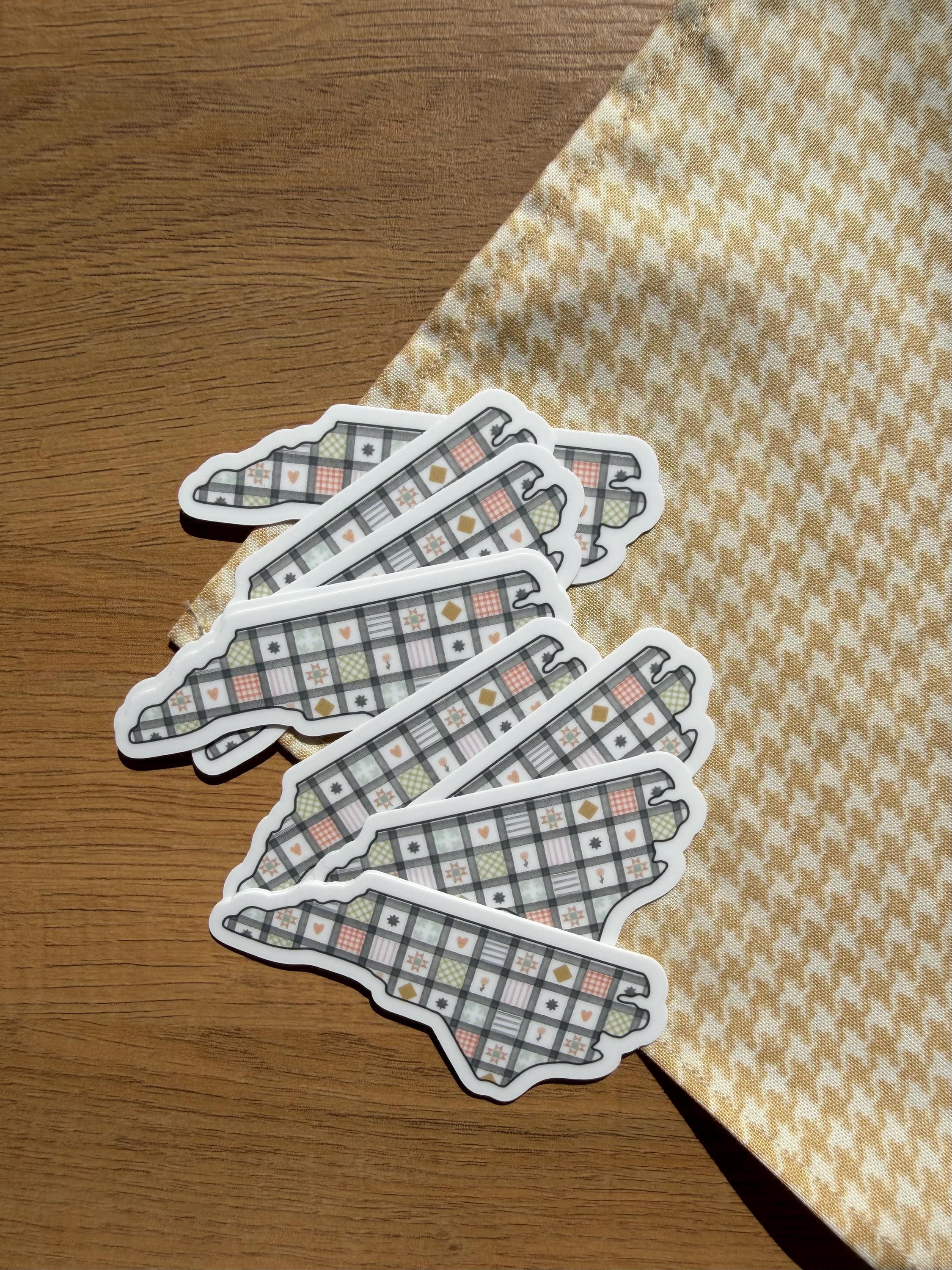 North Carolina Sticker | State Sticker | Stickers | NC Sticker | State ...