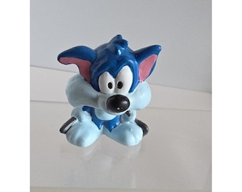 Vintage 1991 Applause Tiny Toon Adventures Furrball PVC Figure -2"