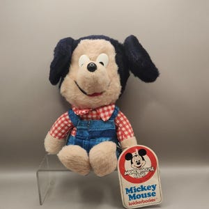 Vintage 1977 Knickerbocker "Farmer Mickey Mouse" 12" Plush 画像 1