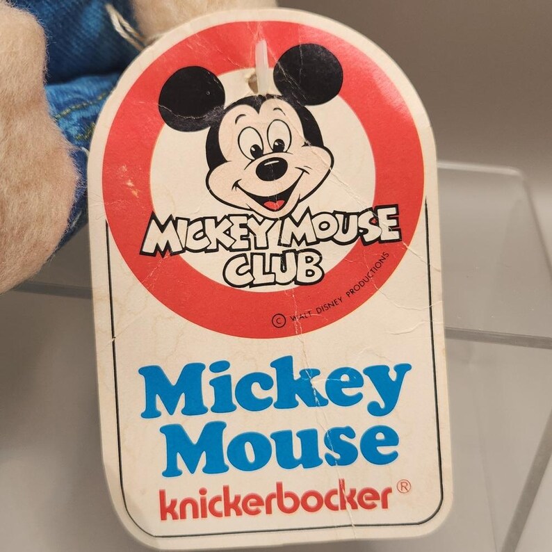 Vintage 1977 Knickerbocker "Farmer Mickey Mouse" 12" Plush 画像 7