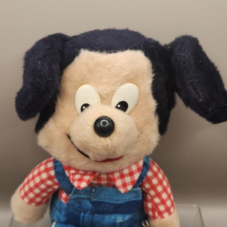 Vintage 1977 Knickerbocker "Farmer Mickey Mouse" 12" Plush 画像 2