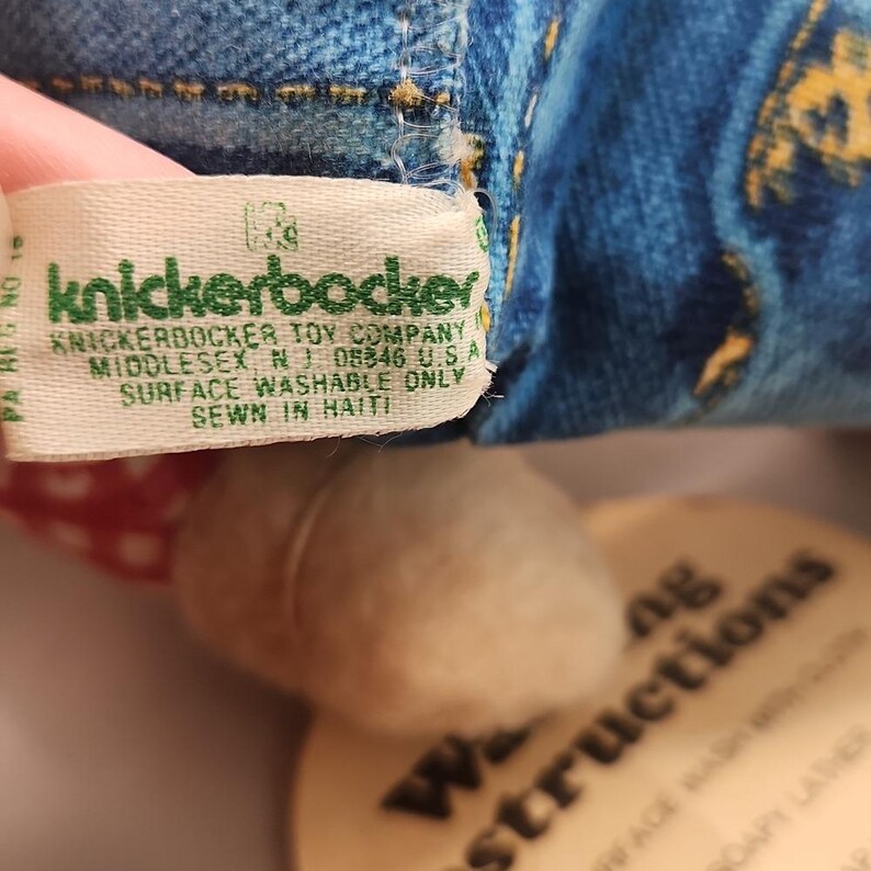 Vintage 1977 Knickerbocker "Farmer Mickey Mouse" 12" Plush 画像 6