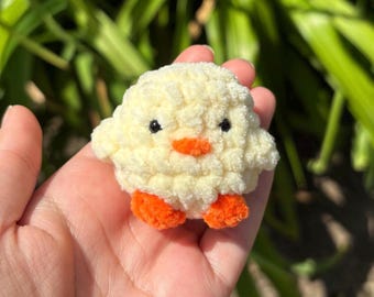 Crochet Chick Plushie - Pocket Pal