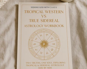 Tropical vs Sidereal Astrology Workbook: Beginner-Friendly (PDF)