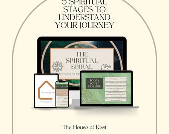 The Spiritual Spiral: A Guided PDF for Emotional Clarity & Spiritual Reflection | 5 Stages of Healing eBook