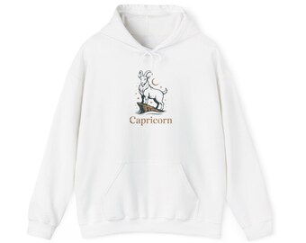 Capricorn Goat Zodiac Hoodie | Astrology Horoscope Sweatshirt