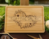 Friends Cutting Board SVG File: Laser Engraving Design (Digital Download)