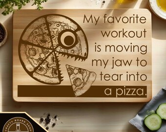 File SVG per tagliere per pizza: disegno con incisione laser (download digitale)