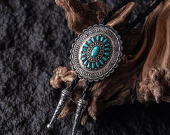 Cravatta Bolo, cravatta Bolo da matrimonio, cravatta Bolo da cowboy, cravatta Bolo classica in pietra, cravatta Bolo di ispirazione vintage, perfetta per il regalo di nozze, regalo per lui