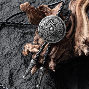 Bolo Tie, Satin Brass Bolo Tie, Men Women Kids Bolo Tie, Wedding Bolo Tie, Boho Chic Necklace, Festival Rodeo Jewelry