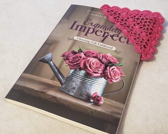 Handmade bookmark, corner bookmark, bookclub favors, crochet bookmark, stocking stuffer, unique bookmark, teachers gift