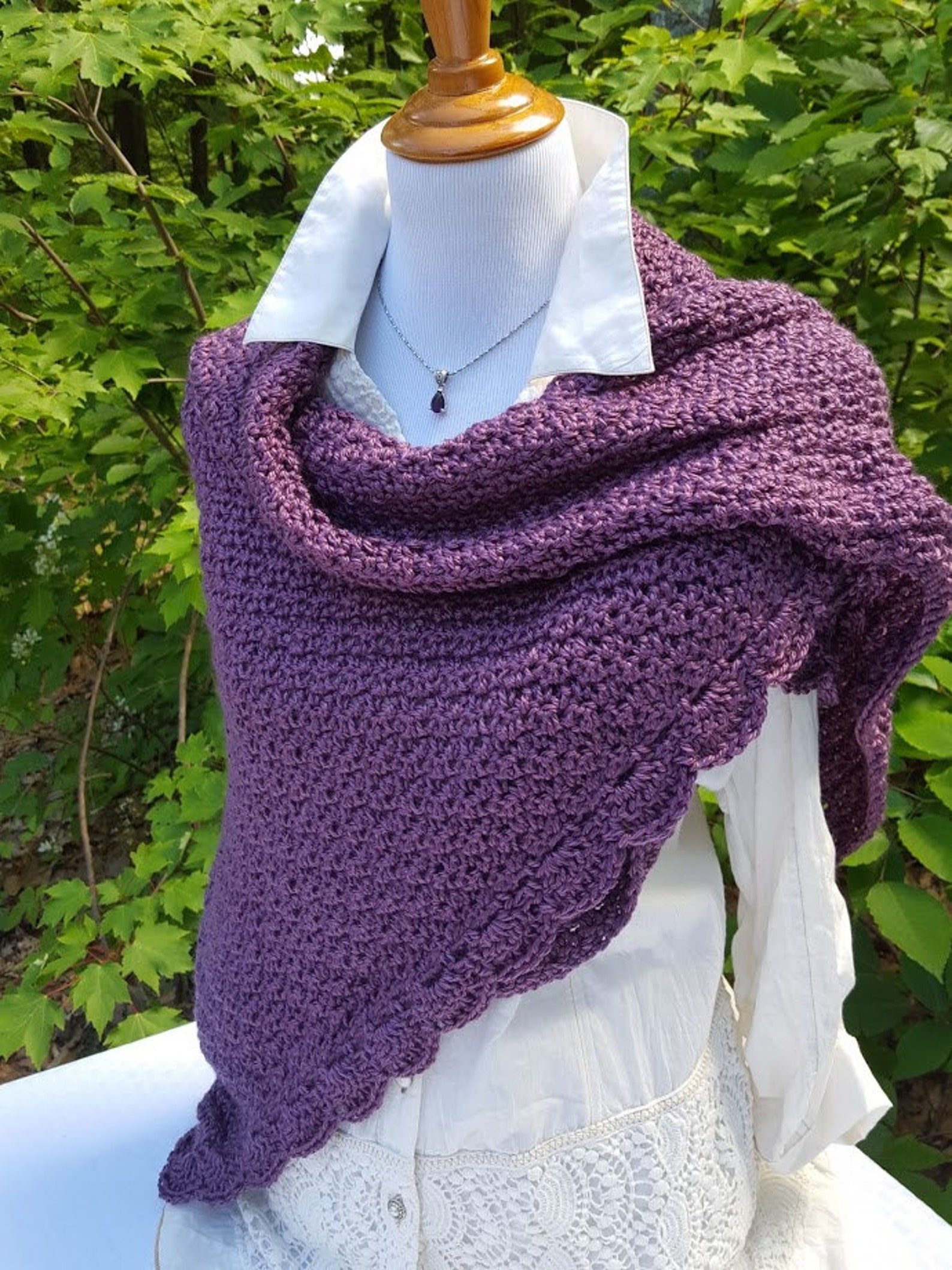 Winter Shawl Crochet Shawl Warm Winter Shawl Wedding Shawl Etsy