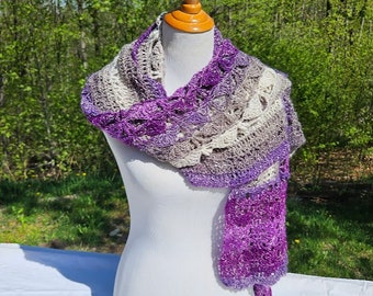 Crochet shawl, bridal accessory, butterfly shawl, Mothers Day shawl, openwork lace shawl, beach summer wedding, prom dress wrap, RTS