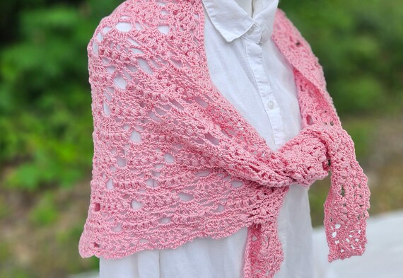 Pink bridal shawl, mother of the bride shawl, pink popcorn wrap, summer wedding shawl, red carpet shawl wrap, bridesmaid dress accessories