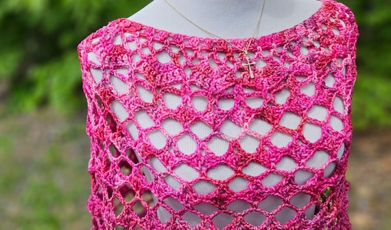 70s inspired poncho, fairy caplet, boho chic crochet poncho, bohemian poncho, caplet