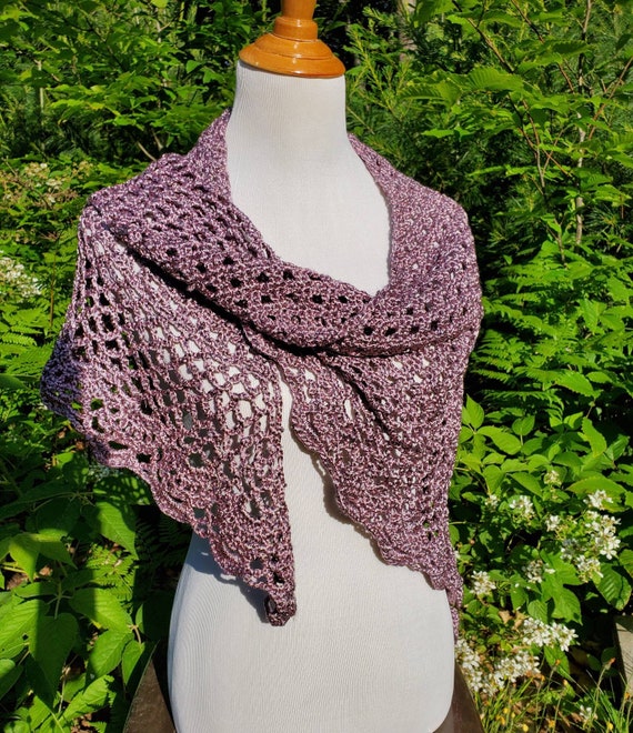 Prom dress shawl, crochet shawl, openwork lace shawl, Victorian lace shawl, bridesmaids wrap, beach summer wedding, metallic rose gold shawl