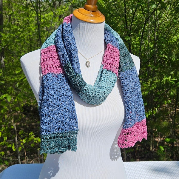 handmade crosia shawl