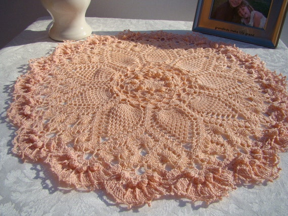 Crochet table topper, dining room decor, bedroom boudoir decor, crochet doily, entryway doily, table centerpiece, handmade centerpiece