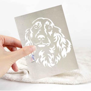 Cocker spaniel sticker | dog lover car bumper stickers | dog breed laptop decals