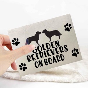 Golden retriever sticker | dog lover car bumper stickers | dog breed laptop decals