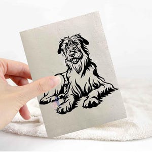 Irish wolfhound sticker | dog lover car bumper stickers | dog breed laptop decals