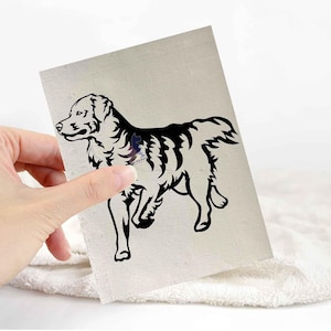 Golden retriever sticker | dog lover car bumper stickers | dog breed laptop decals