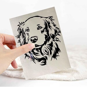Golden retriever sticker | dog lover car bumper stickers | dog breed laptop decals