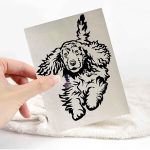 Cocker spaniel sticker | dog lover car bumper stickers | dog breed laptop decals